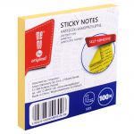 MB10306 Samolepiaci bloček 75x75 žltý 100list. Memobe