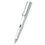 LAMY Safary shiny white plniace pero F