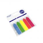 3682 Záložka plast. fólia 5 farieb, 12 x 45mm, šípka