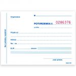 021 Potvrdenka s juxtou 3x25 listov