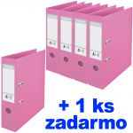 Zakladače Esselte Solea 7,5cm levanduľové 4+1 zadarmo