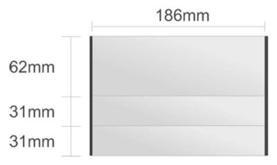 Ac108/BL nástenná tabuľa 186x124mm Alliance Classic /62+31+31