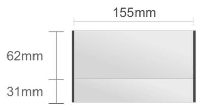 Ac101/BL nástenná tabuľa 155x93mm Alliance Classic /62+31