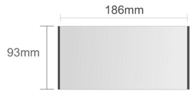 Ac302/BL nástenná tabuľa 186x93mm Alliance Classic /93